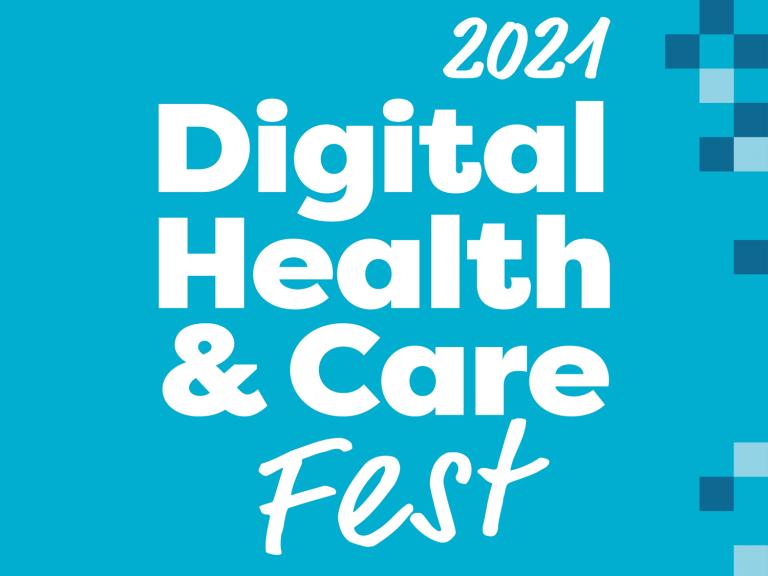 2021 Digital Health & Care Fest Poster