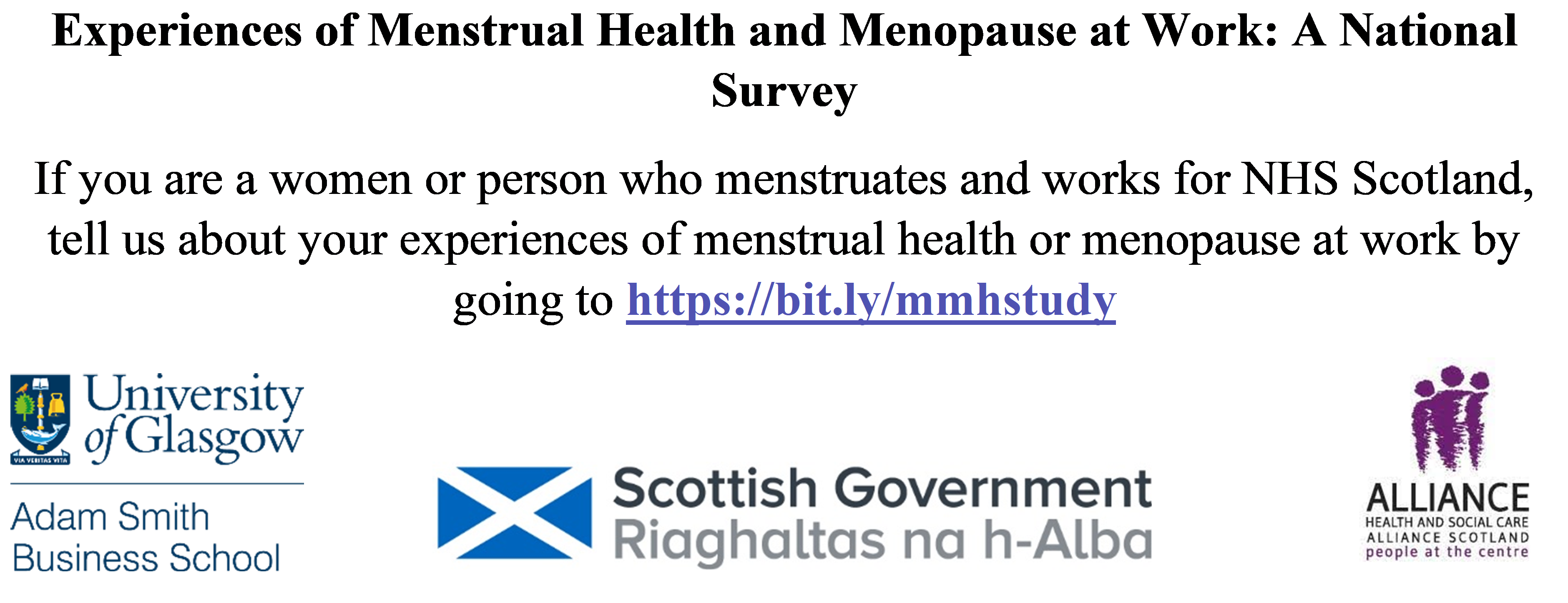 Experiences of menstrual health and menopause at work: Survey launch -  Health and Social Care Alliance Scotland
