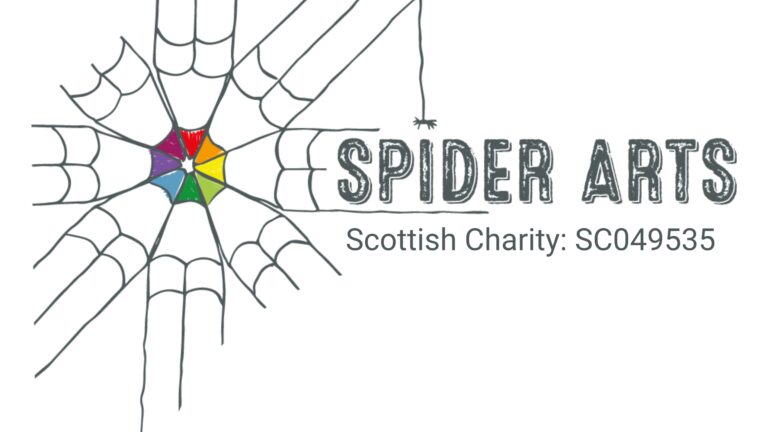 Logo of the charity Spider Arts.